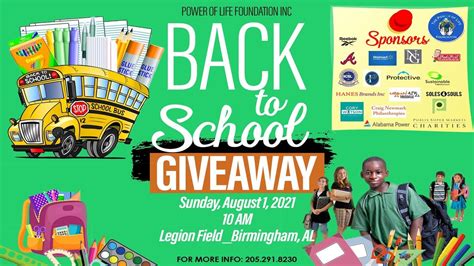 Aug 1 Back To School Giveaway Birmingham Al Patch