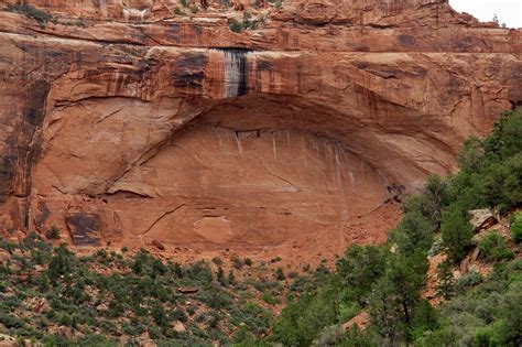 The geology of the zion and kolob canyons area includes nine known exposed formations, all visible in zion national park in the u.s. File:Arch Cave; Zion National Park (3443193511).jpg ...