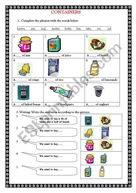 Weights And Measures Esl Worksheet By Gilcat