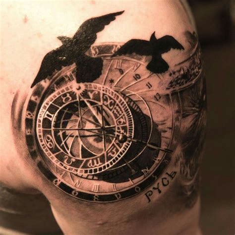 Pin By Claudio Formoso On Skin Art Compass Tattoo Compass Tattoo