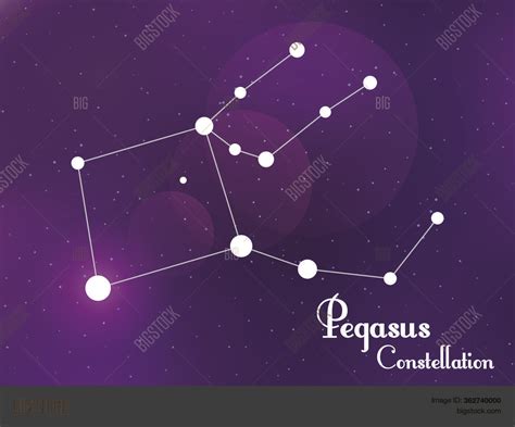 Pegasus Constellation Vector And Photo Free Trial Bigstock