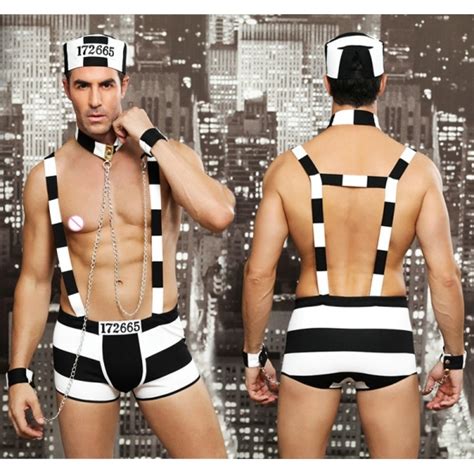 Costume Prisonnier Sexy Deguisement Homme Adulte