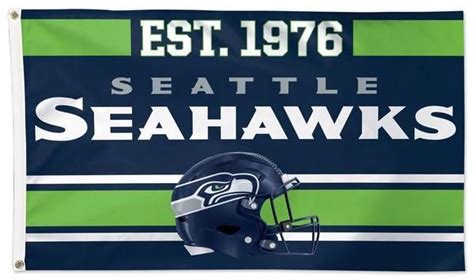 Seattle Seahawks Flag 3x5 Est 1976 Seattle Seahawks Seattle Seahawks Football Seahawks Team