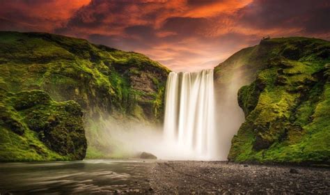 Night Day Iceland At Skógafoss Waterfall July 14 16 We Own The Nite