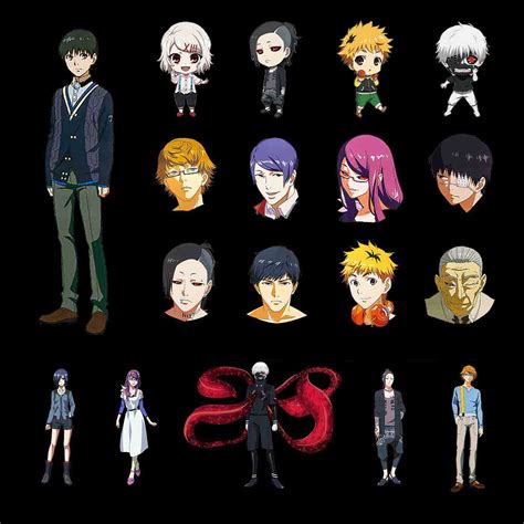 Tokyo Ghoul Characters Poster Ph