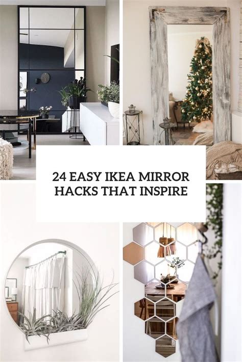 24 Easy Ikea Mirror Hacks That Inspire Shelterness