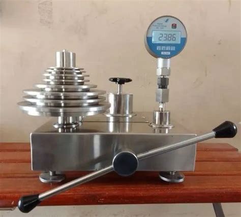 Deadweight Testers Ss Dead Weight Pressure Gauge Tester For Laboratory