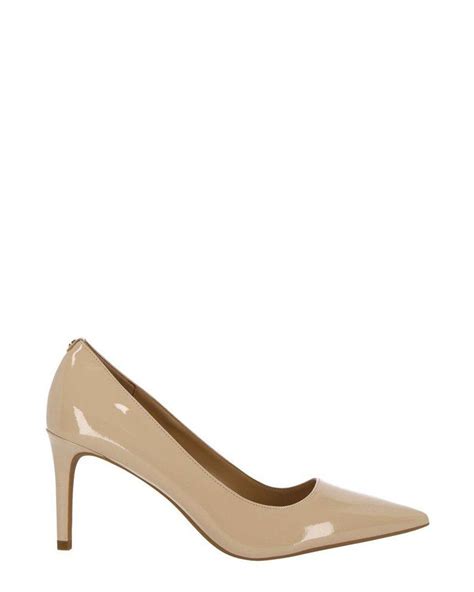 Michael Michael Kors Alina Pointed Toe Pumps In Natural Lyst