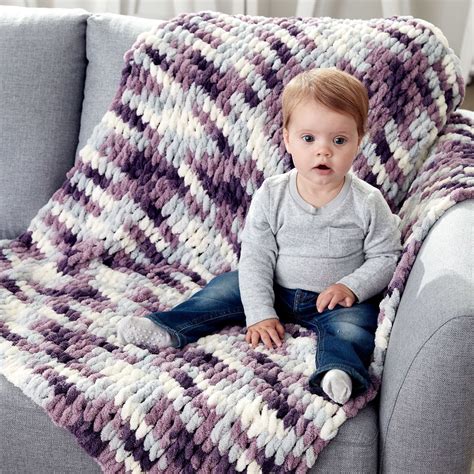 Bernat Alize Ez Baby Blanket Chunky Knit Blanket Diy Baby Blanket