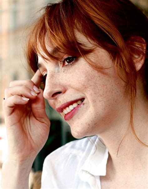 Vica Kerekes Redhead Natural Eyes Brown Hair