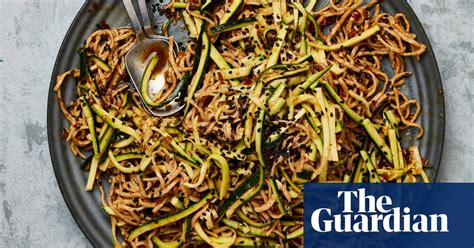 Meera Sodhas Vegan Recipe For Sesame Noodles With Smacked Courgette