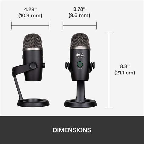 Blue Yeti Nano Premium USB Microphone For Recording Streaming Gaming Podcasting On PC And Mac