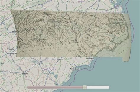 Upfront With Ngs Overlaying Historic Maps On Modern Maps Is Always