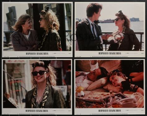 3p1408 Desperately Seeking Susan 8 Lcs 1985 Madonna And Rosanna Arquette Are