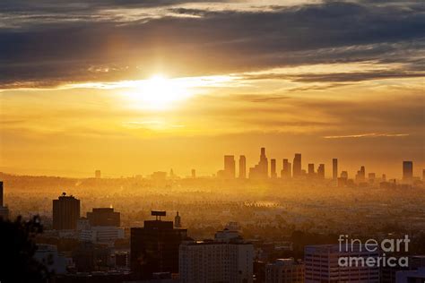 Los Angeles Sunrise Photograph By Konstantin Sutyagin Fine Art America