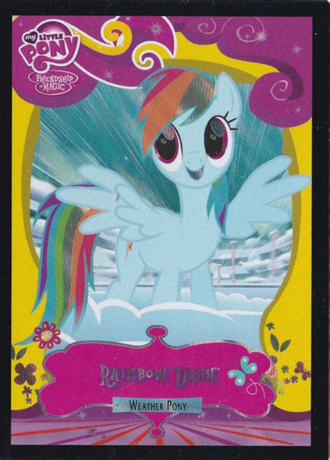 My Little Pony Rainbow Dash Weather Pony Series 2 Trading Card Mlp