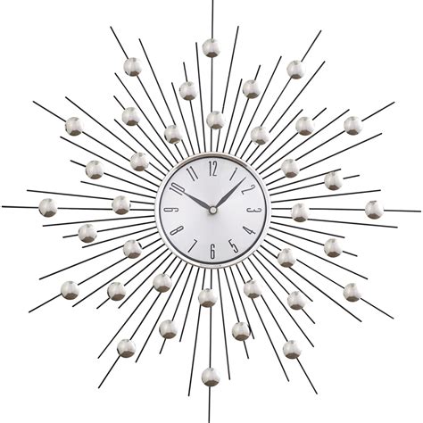 Brayden Studio Lowe 20 Metal Wall Clock And Reviews Wayfair