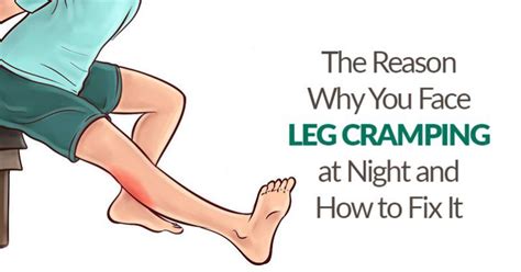 Reasons Why Your Legs Cramp Up At Night And How To Help Fix It