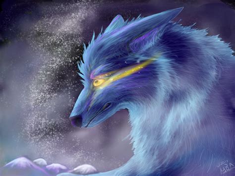 47 Fire And Ice Wolf Wallpaper On Wallpapersafari