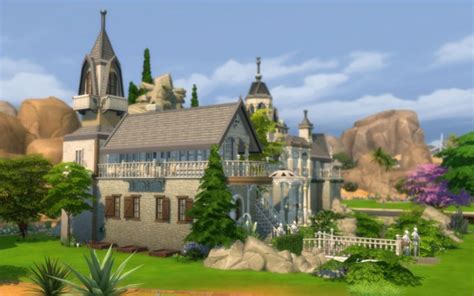 Mod The Sims Rivendell Elven Outpost No Cc By Artrui • Sims 4 Downloads