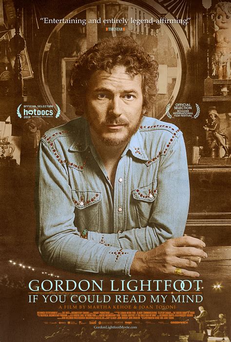 Gordon Lightfoot If You Could Read My Mind Out This Summer