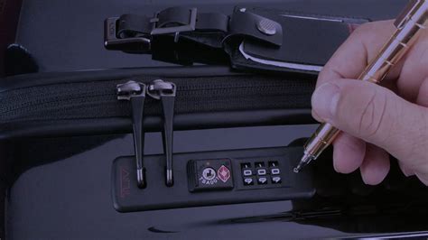 How To Set Lock Combination On Your New Tumi Youtube