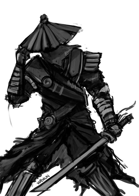 Quick Sketch Samurai Samurai Rpg Samurai Guerreiro