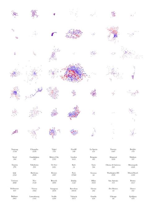 Dot Density Maps Showing Usage Of Bike Share Stations Bike Share