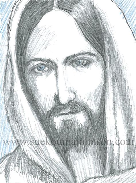 Jesus Of Nazareth Pencil Drawing Print Etsy Jesus Drawings Jesus