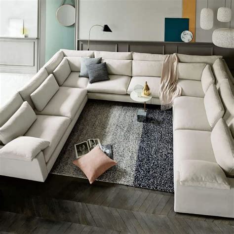 Extra Large Leather Sectional Sofa Baci Living Room
