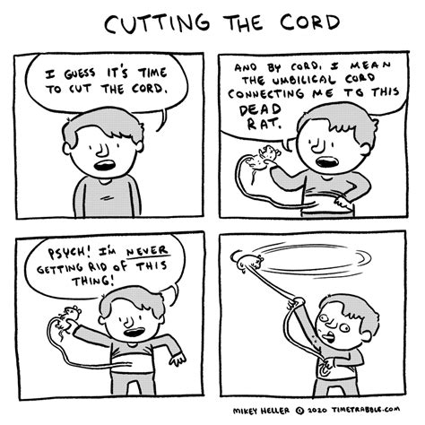 「i Drew A Comic About Cutting The Cord 」 Mikey Hellerの漫画