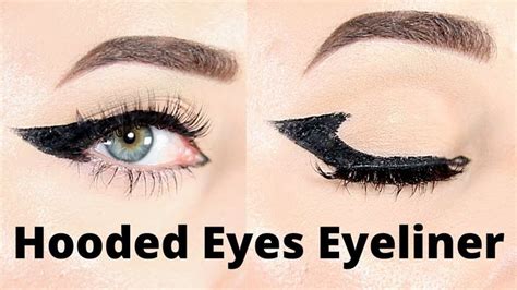 Bat Wing Eyeliner Makeup Look For Hooded Eyes Eyeliner Makeup