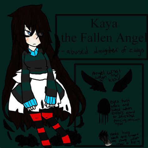 Creepypasta Oc Kaya The Fallen Angel Reference By Fallenangelkayaxx5