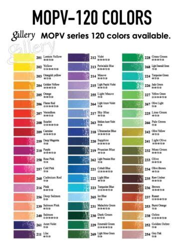 Mungyo Gallery Soft Oil Pastels Wood Box Set Of 120 Assorted Colors