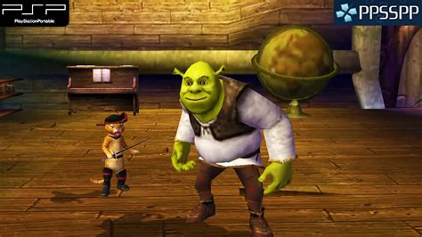 Shrek The Third Psp Gameplay 1080p Ppsspp Youtube