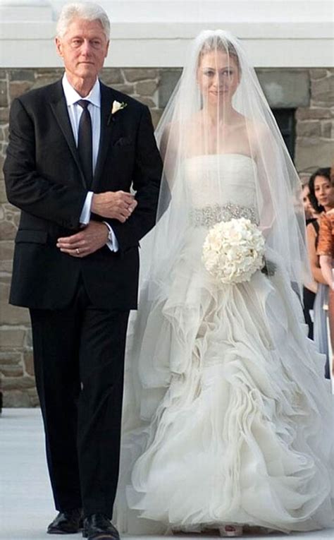 Chelsea Clinton From Famous Brides In Vera Wang Wedding Gowns E News