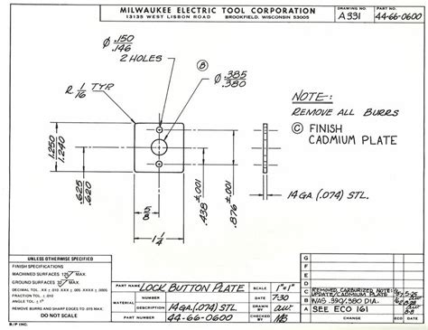 Machinist Blueprint Symbols Chart Machine Drawing Drawings