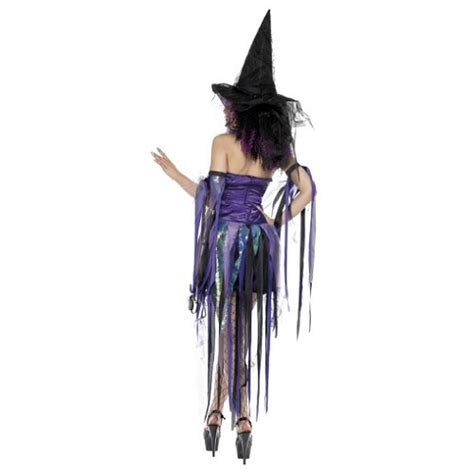 New Smiffys Sexy Halloween Naughty Witch Womens Costume Purpleblack Sz S Ebay