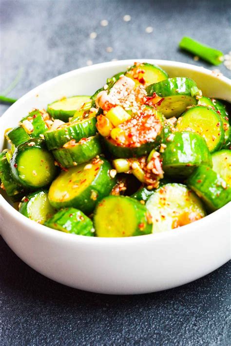 Korean Cucumber Salad Double Recipes