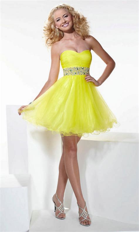 Yellow Prom Dresses Dressedupgirl Com