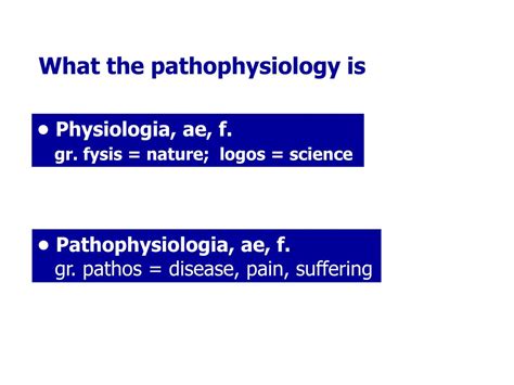 Ppt Introduction To Pathophysiology Powerpoint Presentation Free