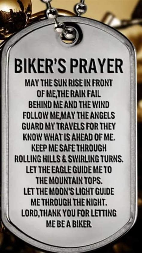 Bikers Prayer