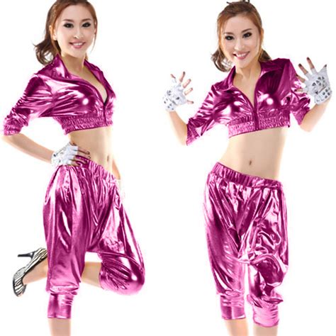 best new harlan fashion suit ds pole dancing sexy costumes patent leather jazz hip hop female