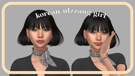 The Sims 4 Cas L Korean Ulzzang Girl L Cclist And Tray File Sims 4 Sims