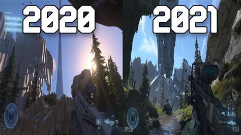 Halo Infinite Graphics Comparison Before And After The Trailer 2018