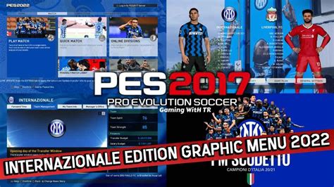 Pes 2017 New Internazionale Milano Edition Graphic Menu 2022 Pes