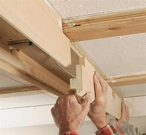 How to install box beam coffered ceiling system video 2 (animated). Tips for a Coffered Ceiling