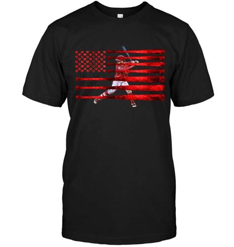 Baseball American Flag T Shirt American Flag Tshirt Flag Tshirt