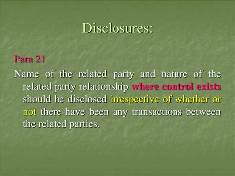 Ppt As 18 Related Party Disclosures Powerpoint Presentation Free