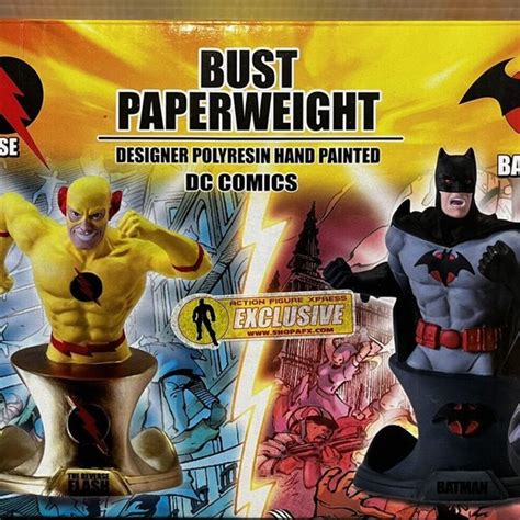 Dc Comics Toys New Dc Comics The Reverse Flash And Batman Bust